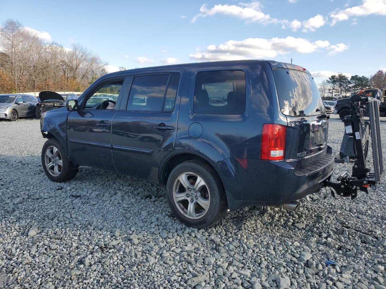 2012 Honda Pilot VIN 5FNYF3H49CB010557 Copart auction photo, all over / undercarriage damage thumbnail 2