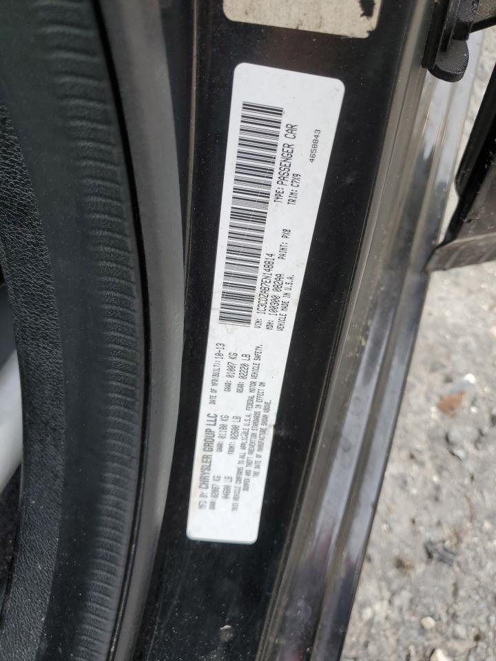 2014 Dodge Avenger VIN 1C3CDZAB7EN148814 Copart auction photo, rear end damage thumbnail 13