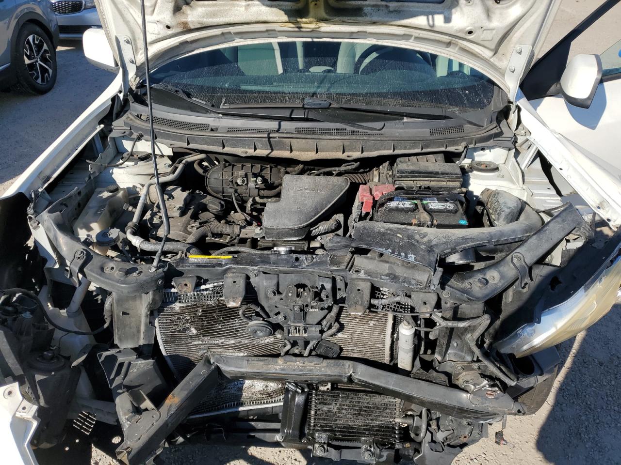 2012 Nissan Rogue VIN JN8AS5MT7CW277122 Copart auction photo, front end damage thumbnail 14