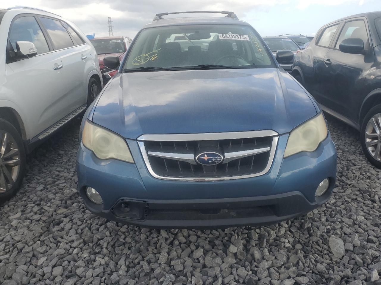 2008 Subaru Outback VIN 4S4BP61C087354339 Copart auction photo, rear end damage thumbnail 5