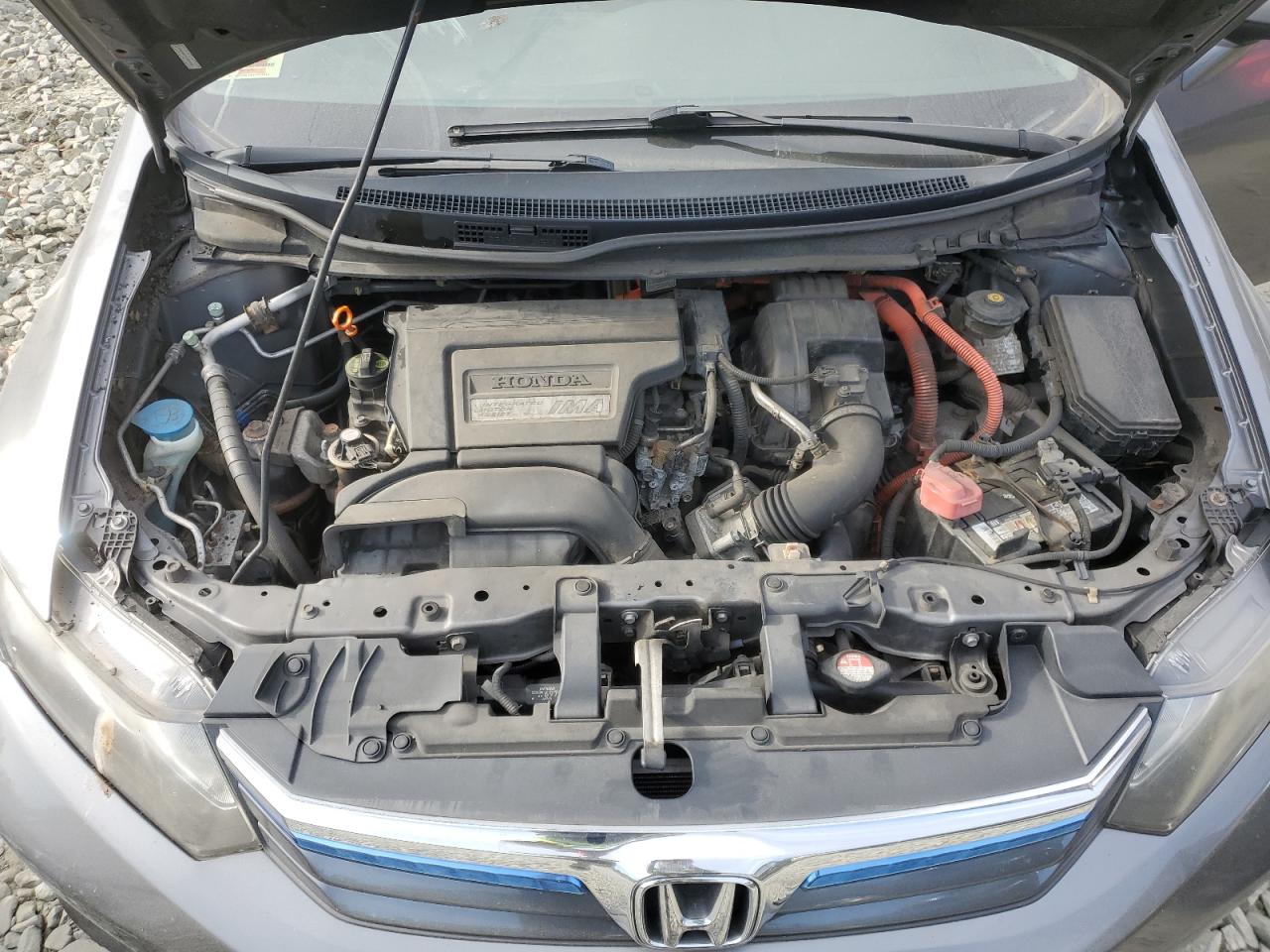 2012 Honda Civic VIN JHMFB4F21CS002352 Copart auction photo, rear end damage thumbnail 11