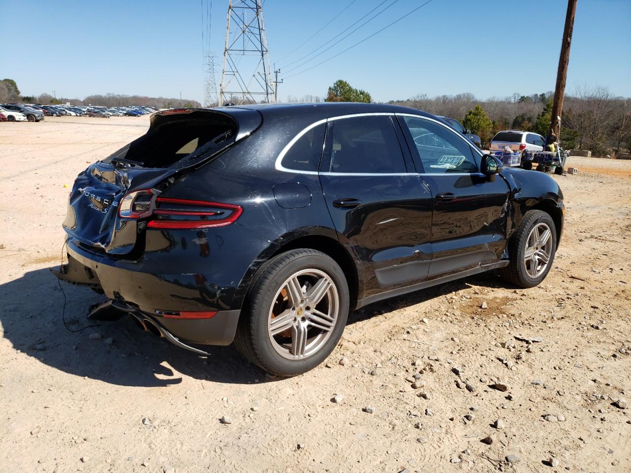 2015 Porsche Macan VIN WP1AB2A54FLB50610 Copart auction photo, all over damage thumbnail 3