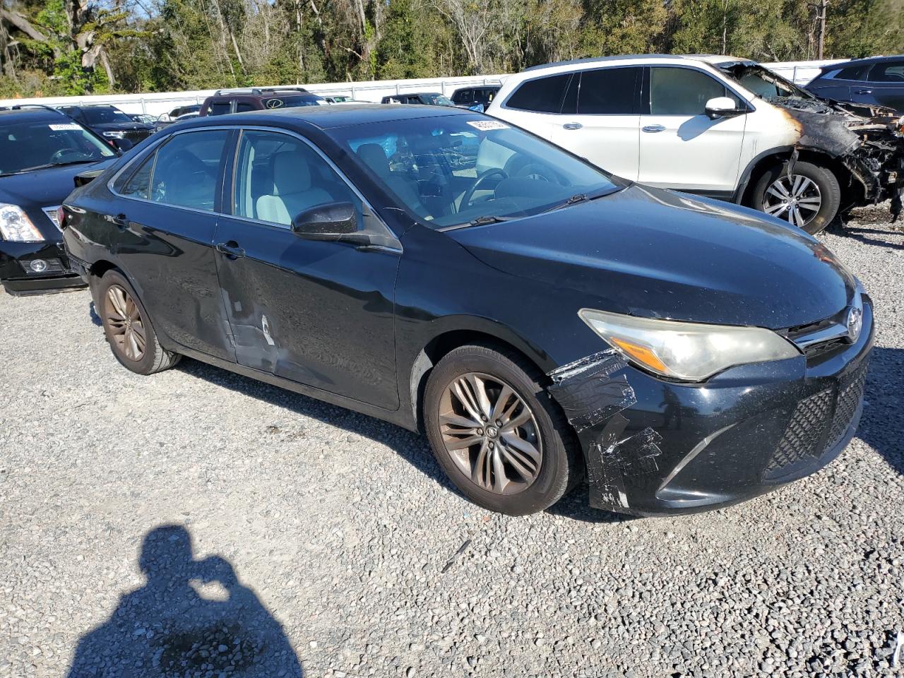 2016 Toyota Camry VIN 4T1BF1FK3GU260333 Copart auction photo, rear end / side damage thumbnail 4