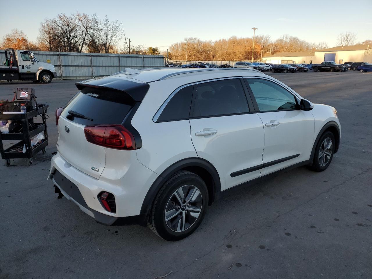 2020 KIA Niro VIN KNDCE3LC5L5424061 Copart auction photo, rear end / side damage thumbnail 3