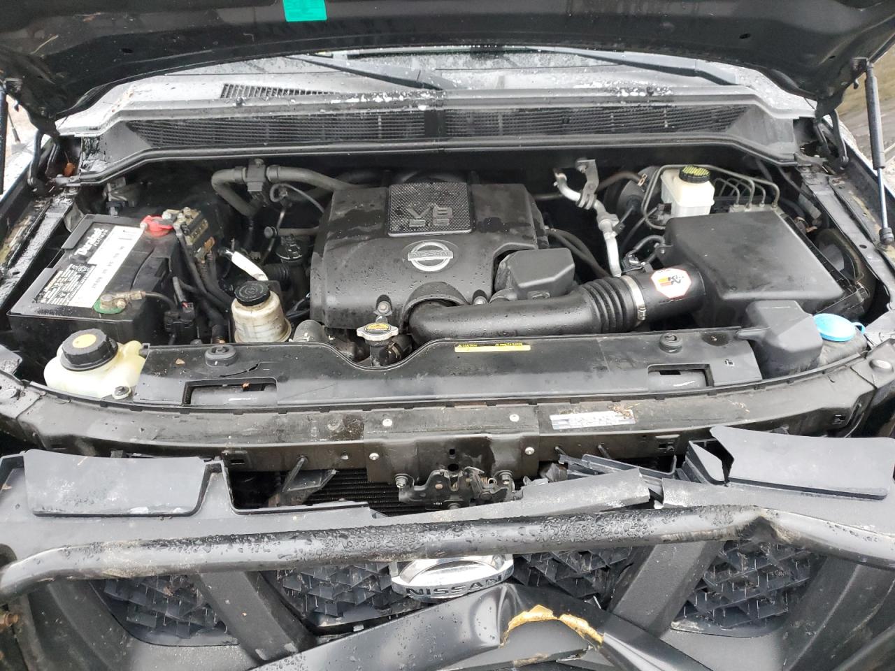 2013 Nissan Titan VIN 1N6AA0EC9DN309878 Copart auction photo, rollover damage thumbnail 11