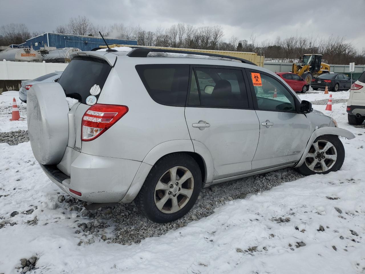 2011 Toyota RAV 4 VIN 2T3DF4DVXBW114714 Copart auction photo, front end / undercarriage damage thumbnail 3