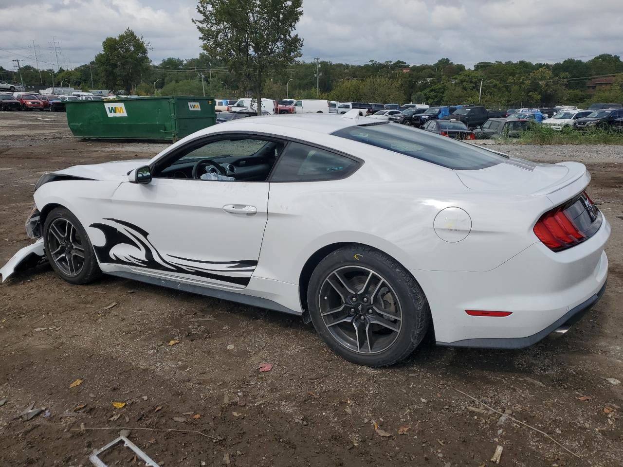 2021 Ford Mustang VIN 1FA6P8TH5M5115410 Copart auction photo, front end damage thumbnail 2