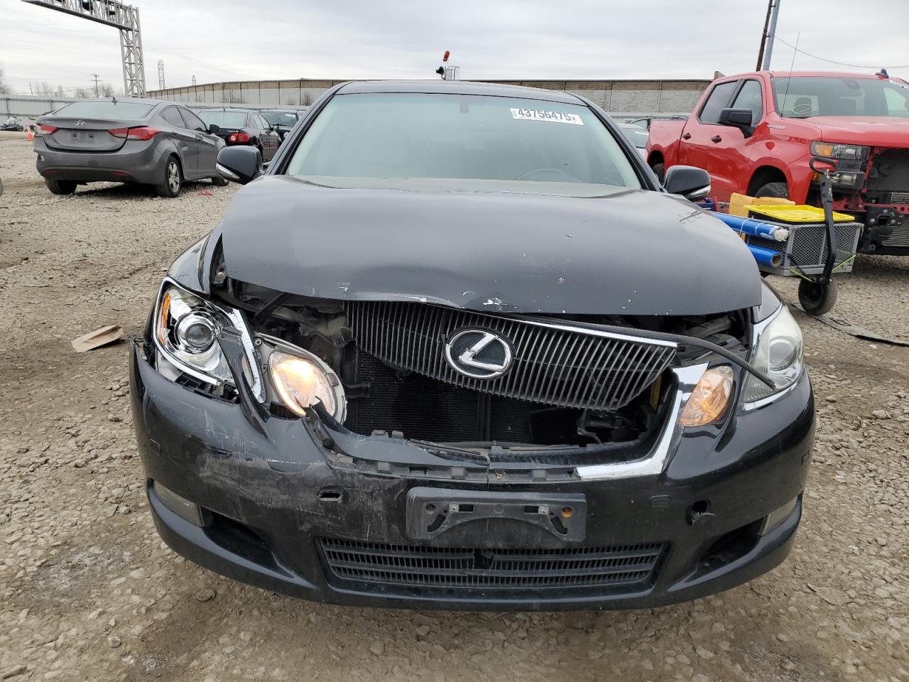 2010 Lexus GS VIN JTHCE1KSXA0025605 Copart auction photo, front end damage thumbnail 5
