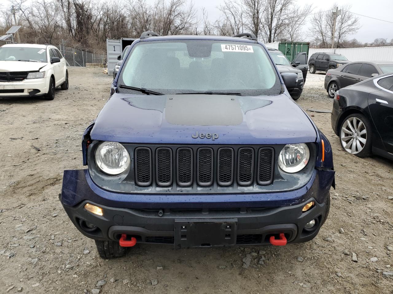 2016 Jeep Renegade VIN ZACCJBCT4GPD69623 Copart auction photo, front end / side damage thumbnail 5