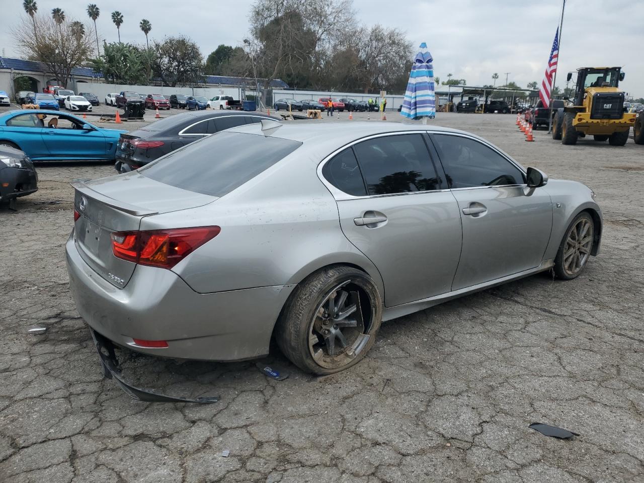 2015 Lexus GS VIN JTHBE1BL4FA018817 Copart auction photo, side / undercarriage damage thumbnail 3