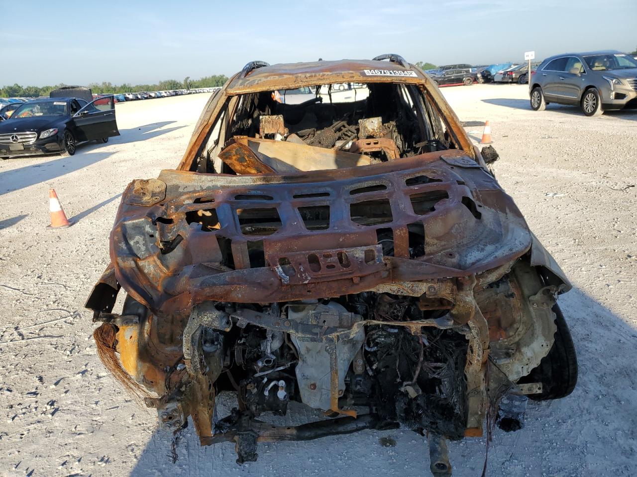 2019 GMC Terrain VIN 3GKALPEV6KL151198 Copart auction photo, burn damage thumbnail 5