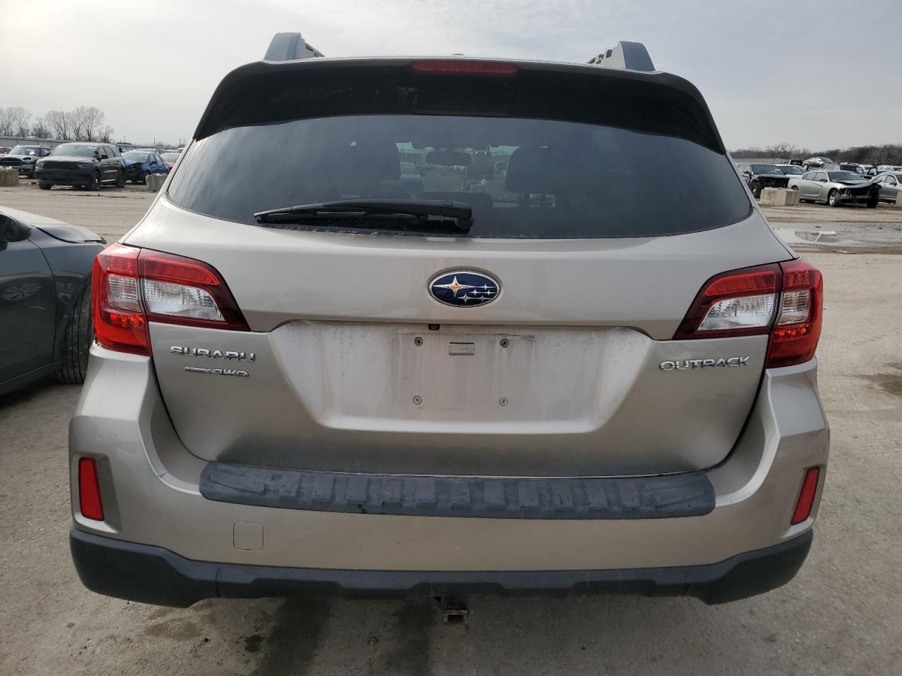 2015 Subaru Outback VIN 4S4BSBFC0F3296558 Copart auction photo, front end / rear end damage thumbnail 6