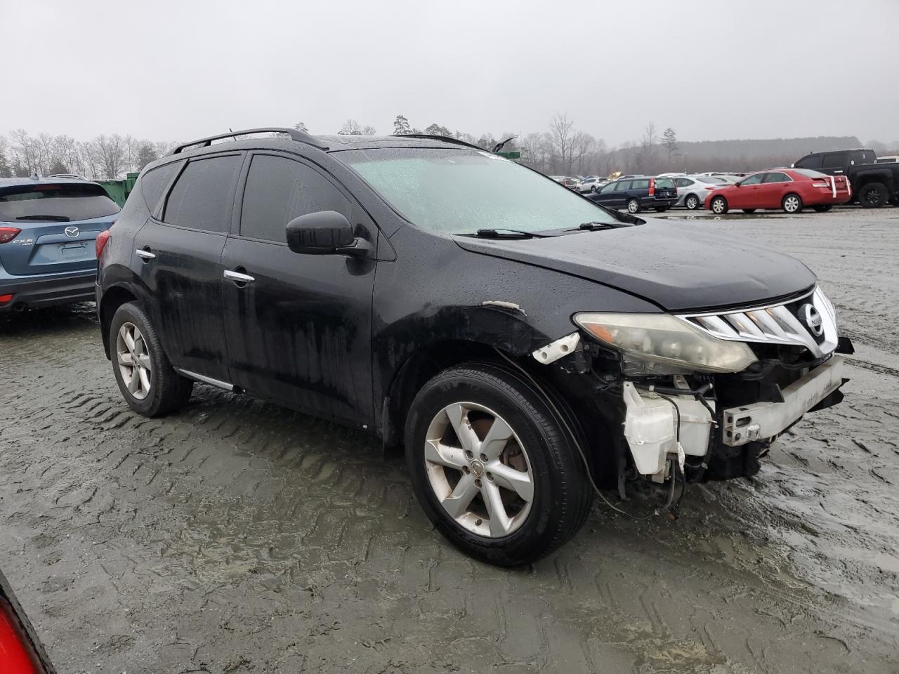2009 Nissan Murano VIN JN8AZ18U09W010551 Copart auction photo, front end damage thumbnail 4