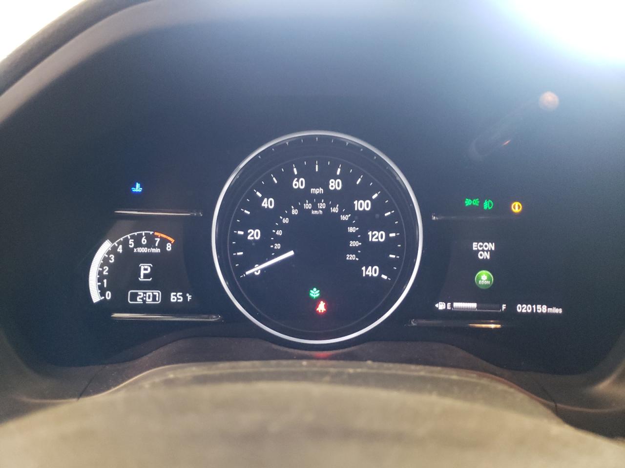 2022 Honda HR-V VIN 3CZRU6H57NM702944 Copart auction photo, side / rear end damage thumbnail 9