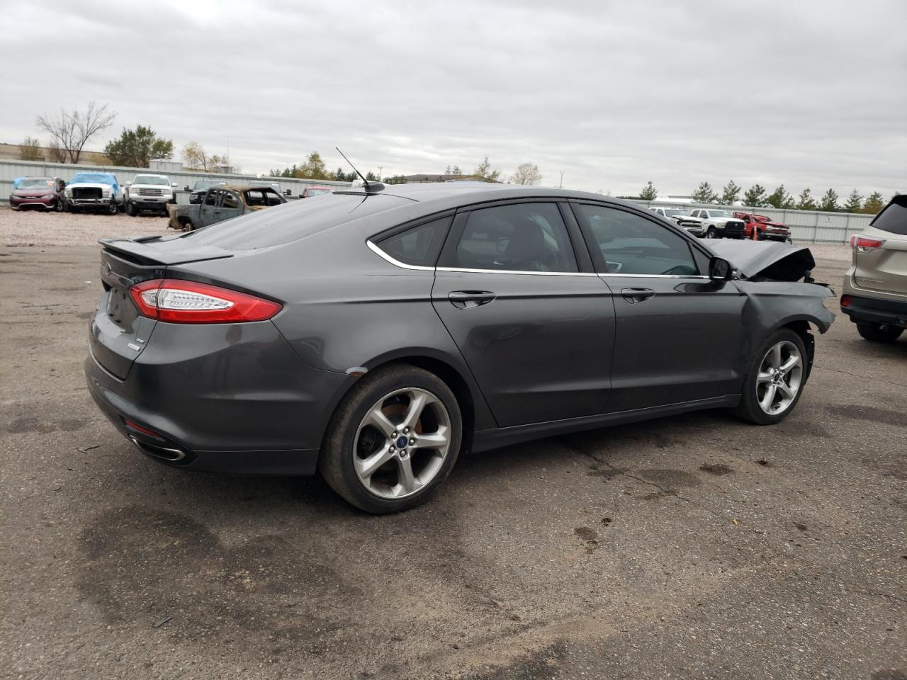 2015 Ford Fusion VIN 3FA6P0H99FR204772 Copart auction photo, front end damage thumbnail 3