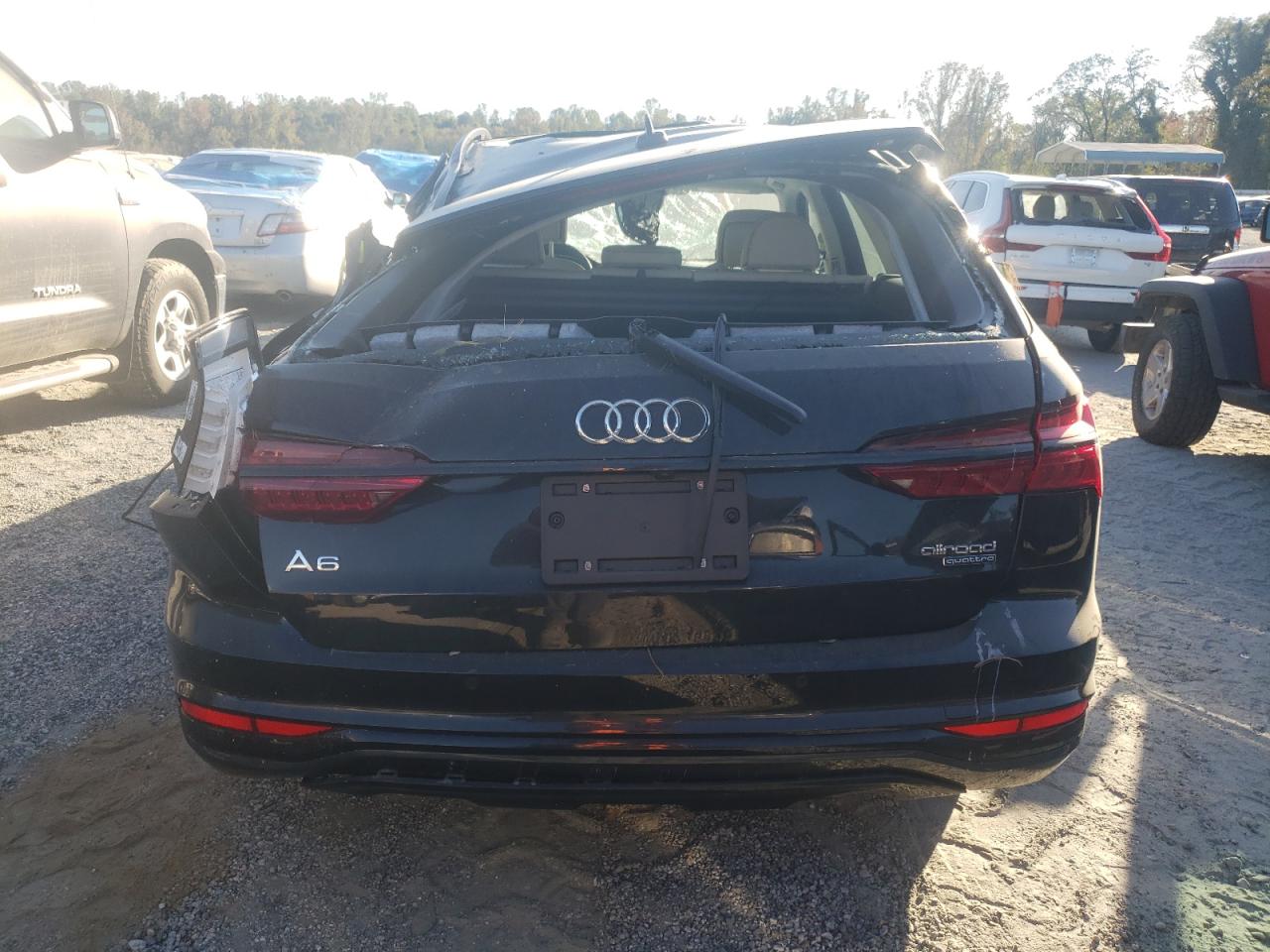 2024 Audi A6 VIN WAU92BF22RN012282 Copart auction photo, top/roof damage thumbnail 6