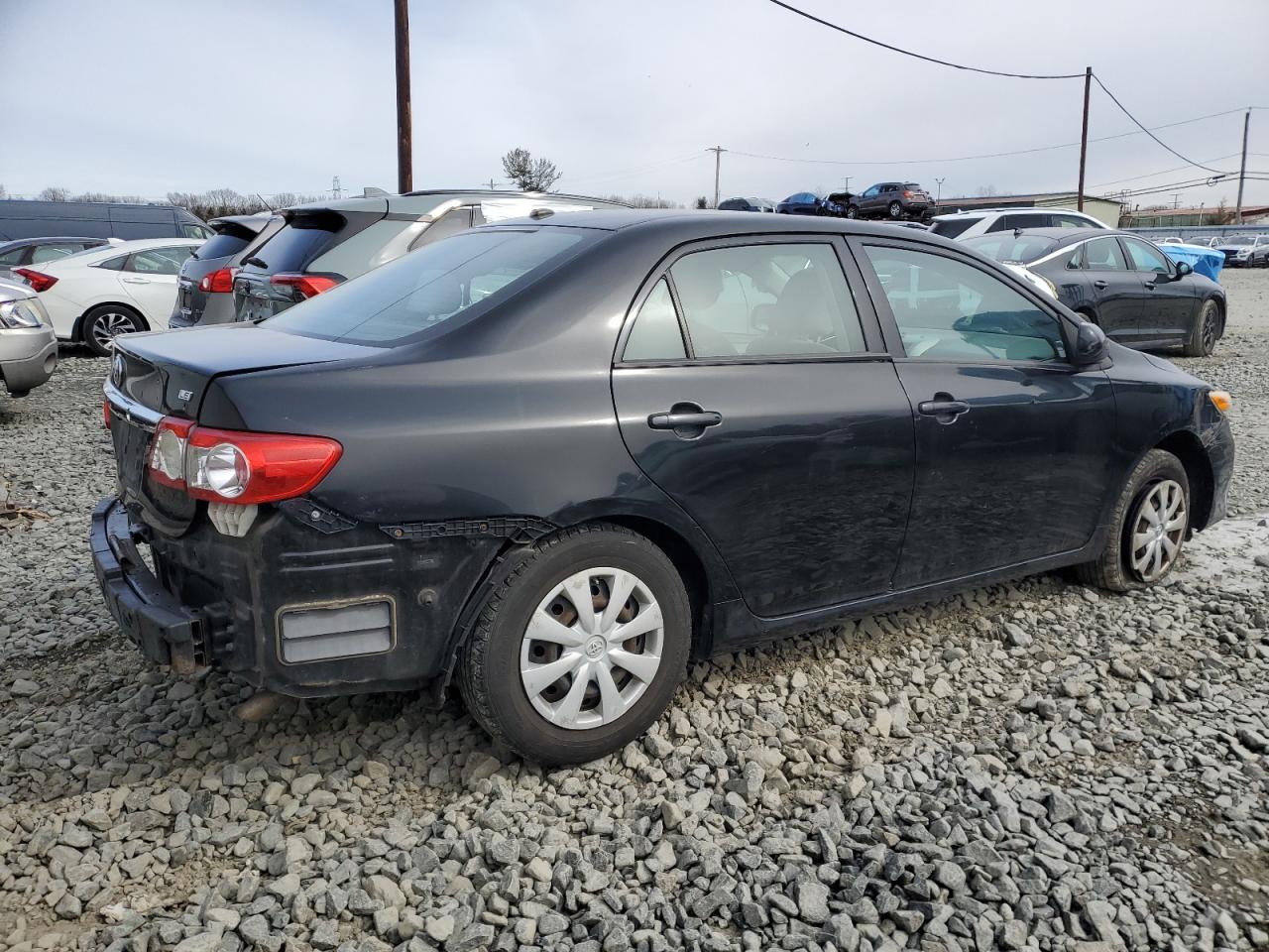 2011 Toyota Corolla VIN 2T1BU4EE9BC704439 Copart auction photo, rear end / front end damage thumbnail 3