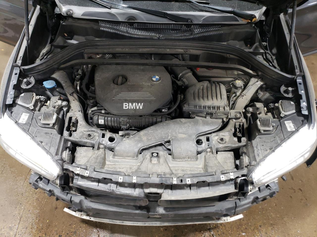 2016 BMW X1 VIN WBXHT3C3XG5F66168 Copart auction photo, front end / all over damage thumbnail 12