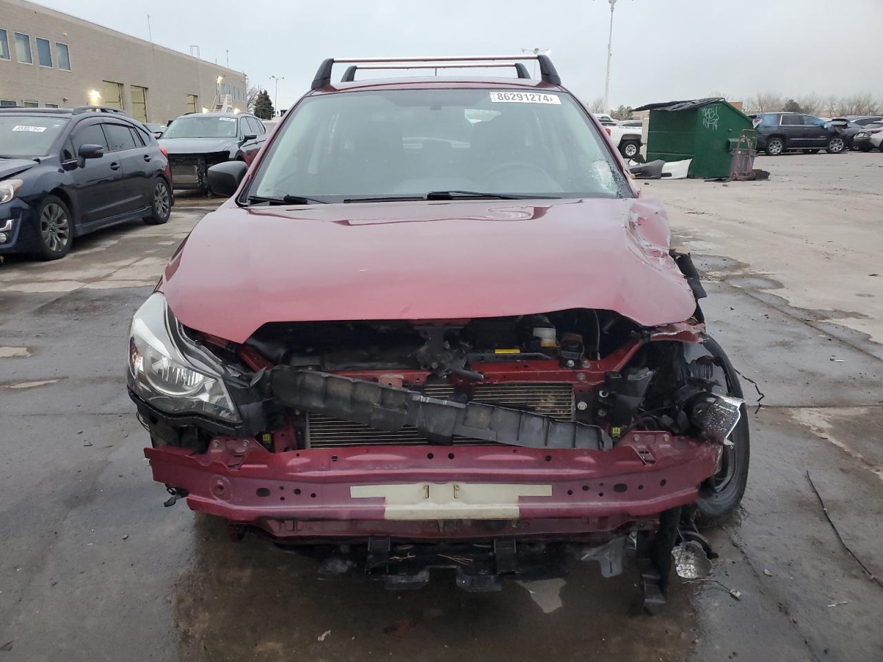 2015 Subaru Impreza VIN JF1GPAA65F8311118 Copart auction photo, front end / side damage thumbnail 5