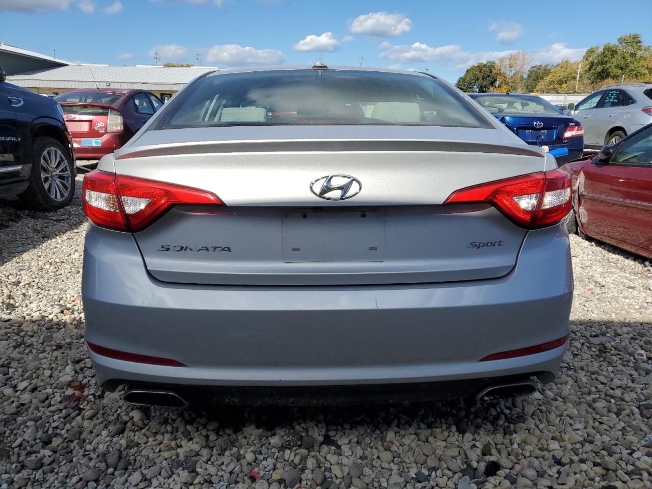 2017 Hyundai Sonata VIN 5NPE34AF3HH451784 Copart auction photo, vandalism damage thumbnail 6