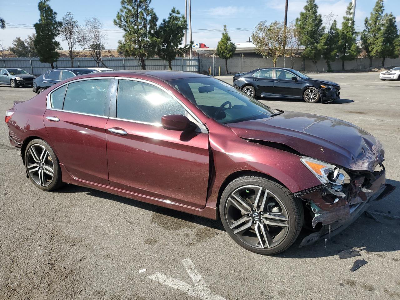 2016 Honda Accord VIN 1HGCR2F51GA234994 Copart auction photo, front end / rear end damage thumbnail 4