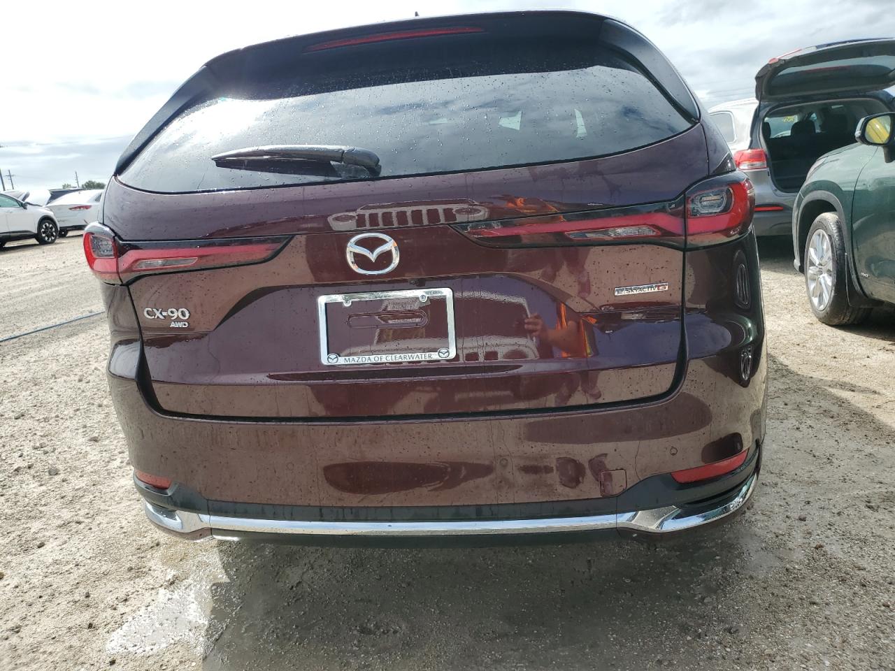 2024 Mazda CX-90 VIN JM3KKEHC1R1161504 Copart auction photo, water/flood damage thumbnail 6