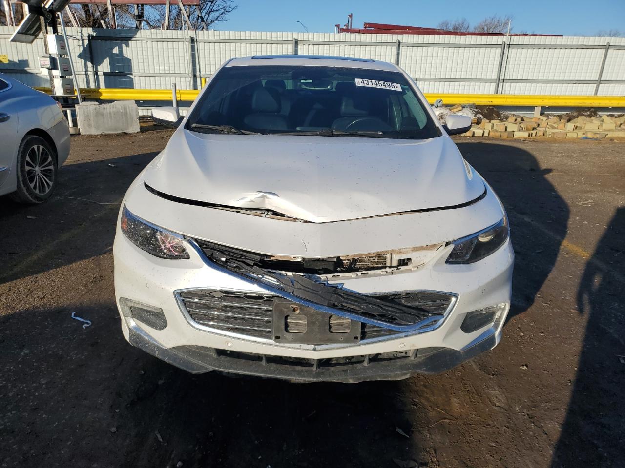 2018 Chevrolet Malibu VIN 1G1ZE5SX9JF224701 Copart auction photo, front end damage thumbnail 5