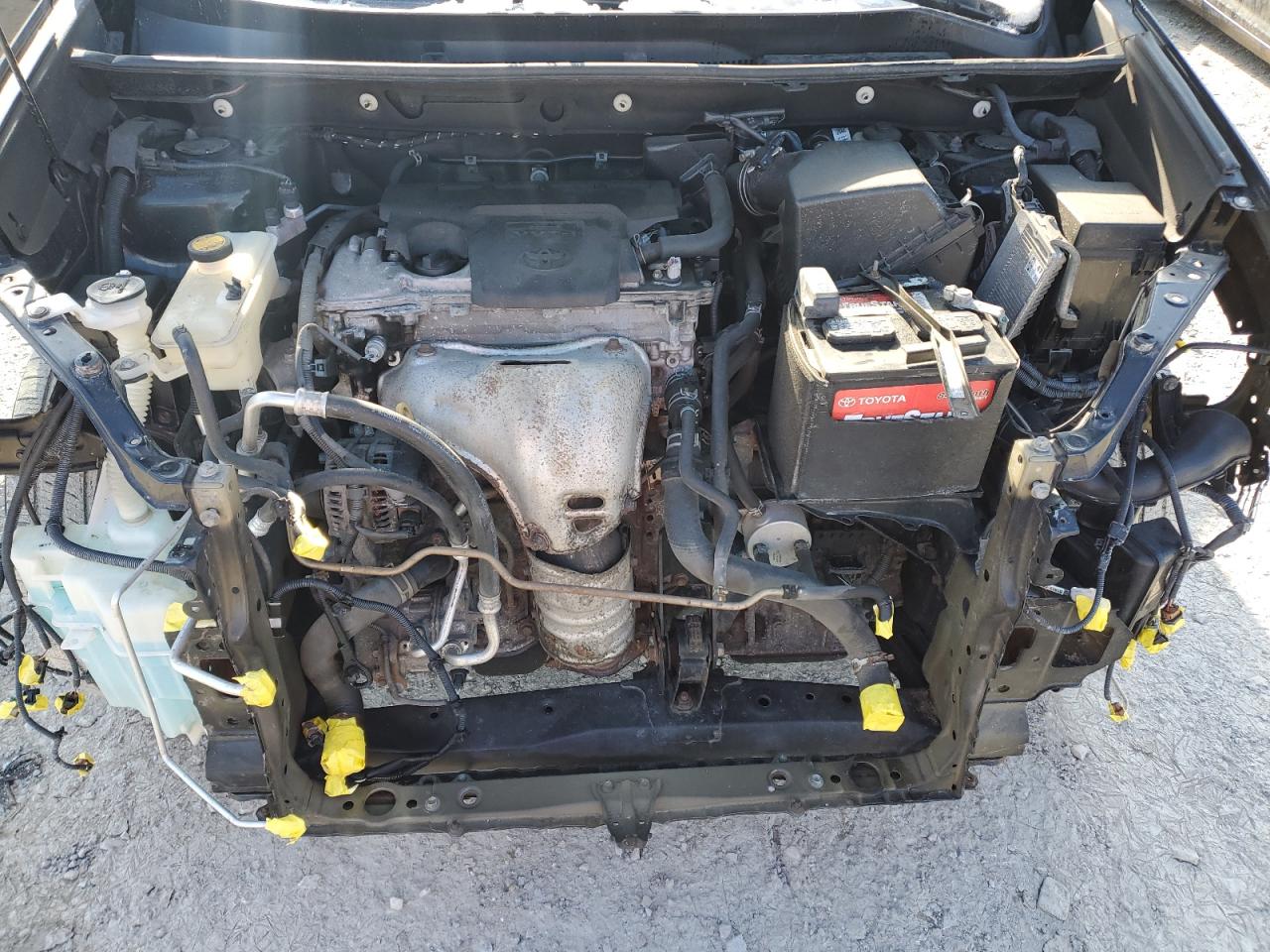 2015 Toyota RAV 4 VIN 2T3RFREV7FW336294 Copart auction photo, all over damage thumbnail 12