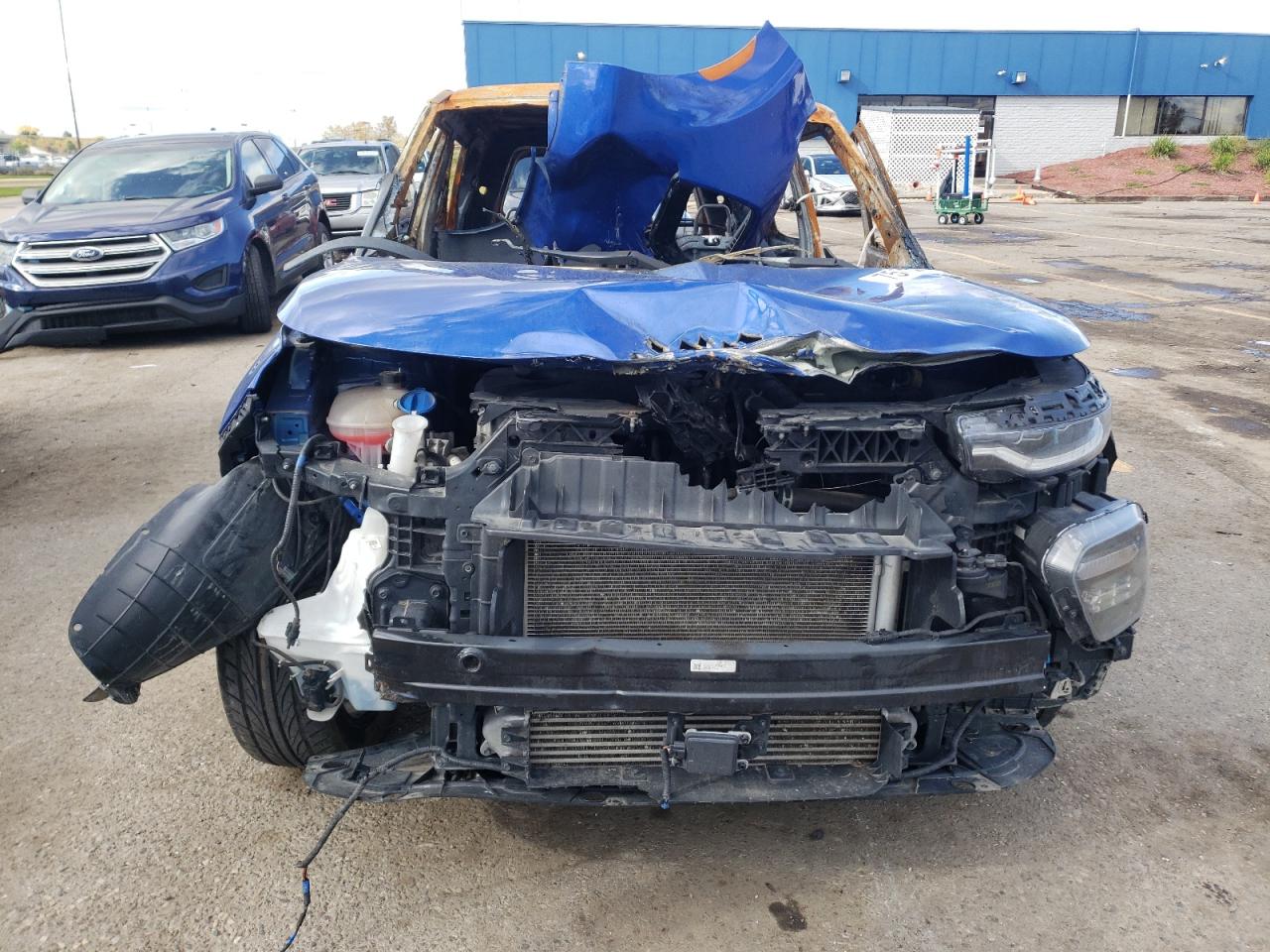 2022 KIA Soul VIN KNDJ53AF2N7823912 Copart auction photo, burn / missing/altered vin damage thumbnail 5