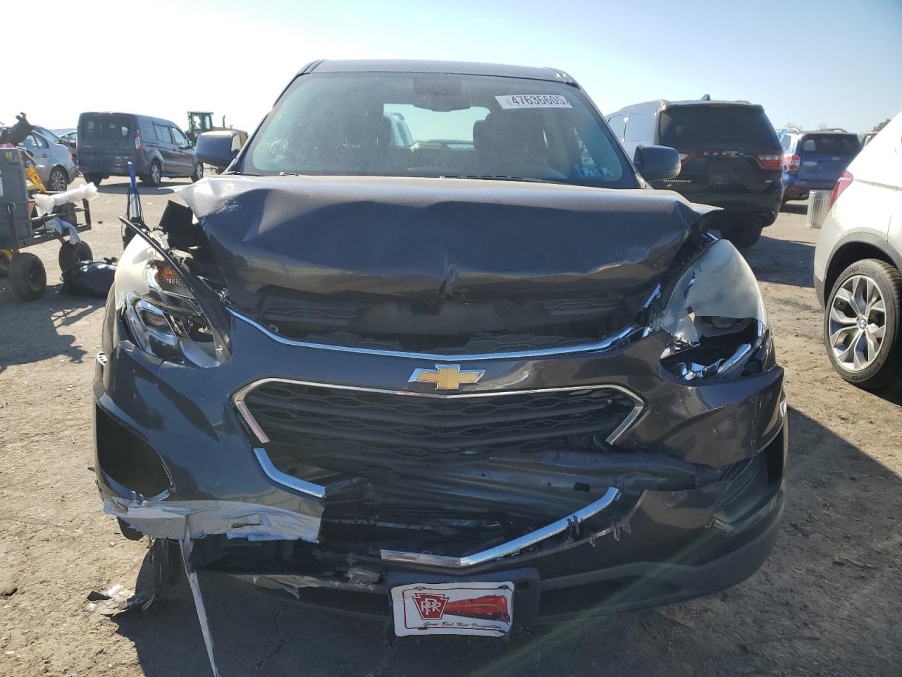 2016 Chevrolet Equinox VIN 2GNFLEEK1G6260151 Copart auction photo, front end / side damage thumbnail 5