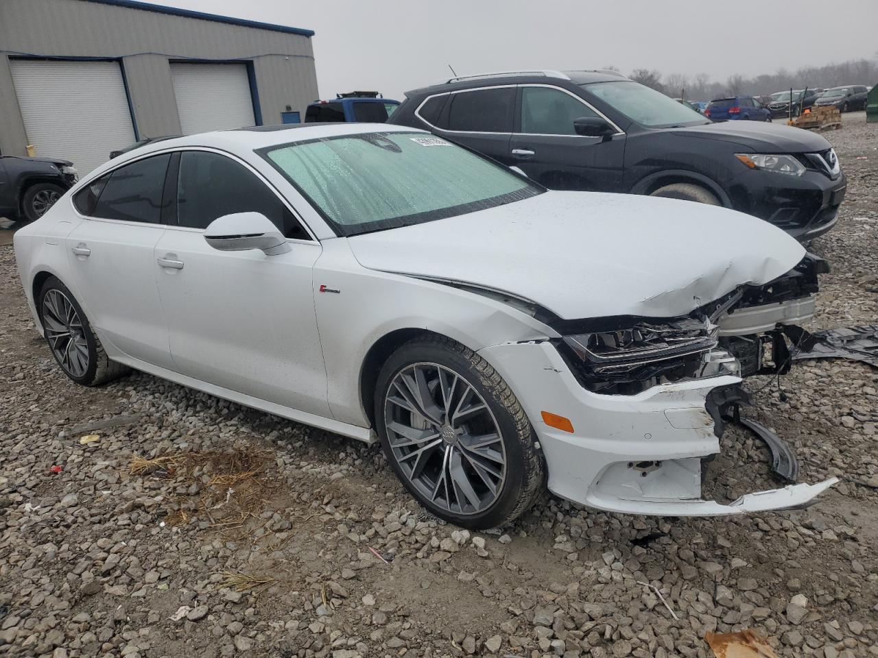 2018 Audi A7 VIN WAU23AFC5JN055732 Copart auction photo, front end damage thumbnail 4