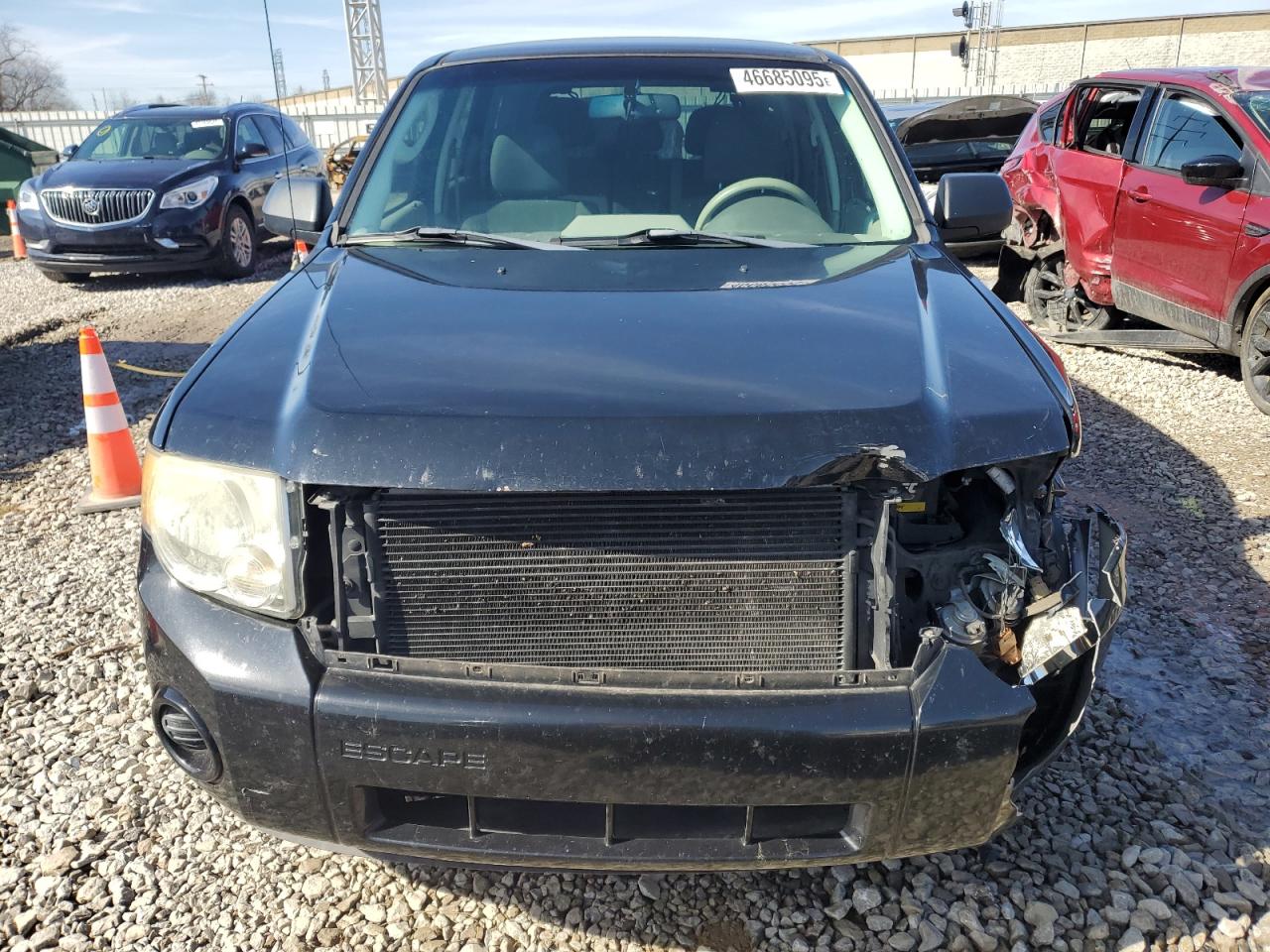 2012 Ford Escape VIN 1FMCU0C76CKA03404 Copart auction photo, front end / side damage thumbnail 5