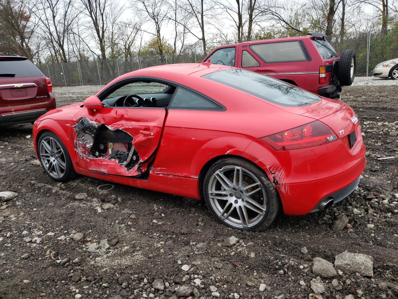 2008 Audi TT VIN TRUDD38J981023227 Copart auction photo, side / minor dent/scratches damage thumbnail 2