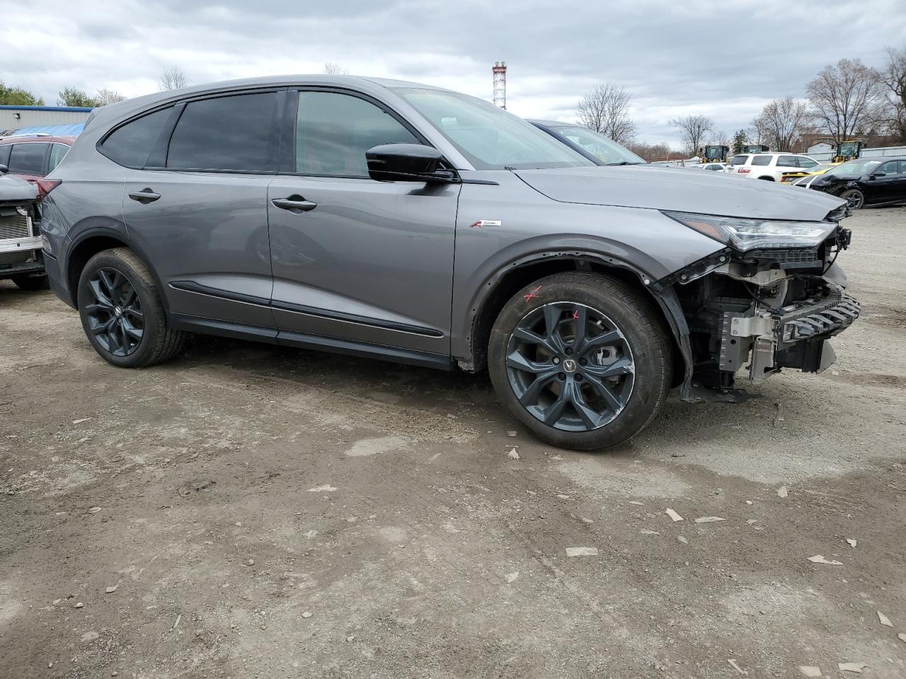 2022 Acura MDX VIN 5J8YE1H05NL001750 Copart auction photo, front end / minor dent/scratches damage thumbnail 4