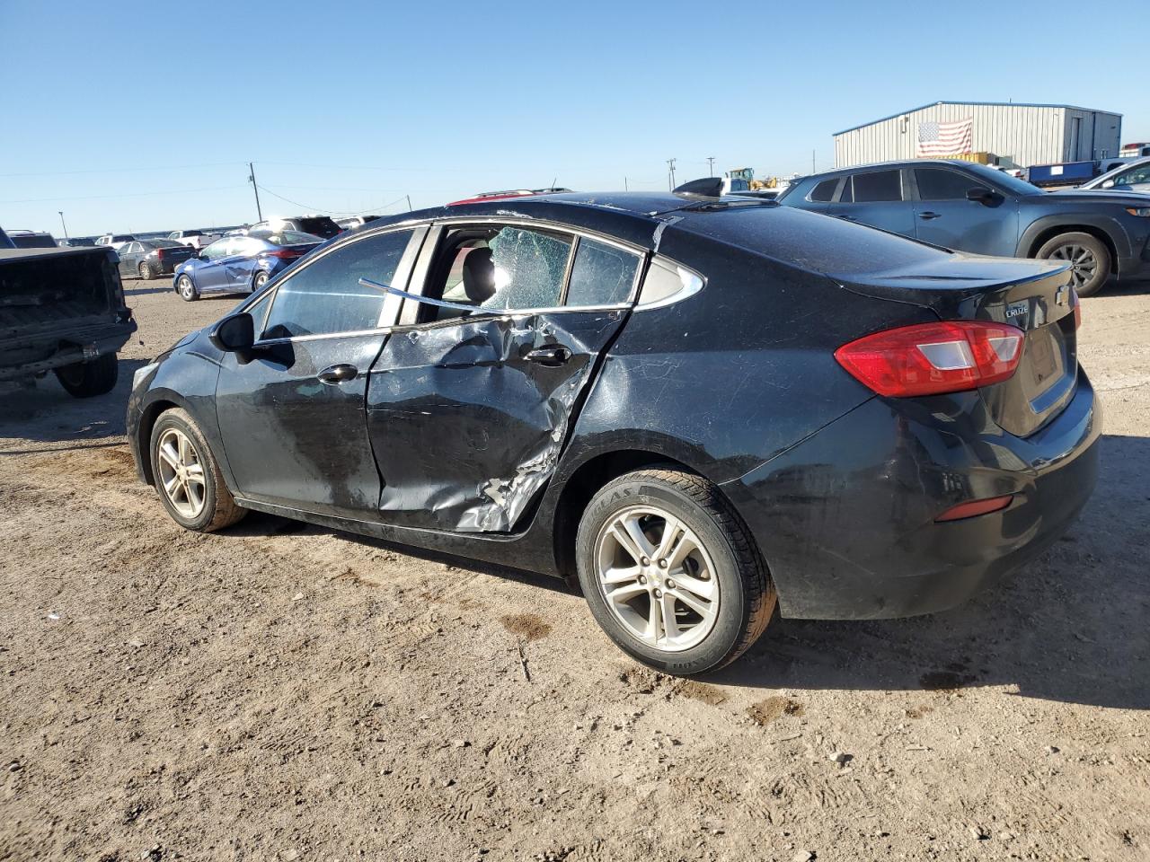 2017 Chevrolet Cruze VIN 1G1BE5SM2H7196011 Copart auction photo, all over / side damage thumbnail 2