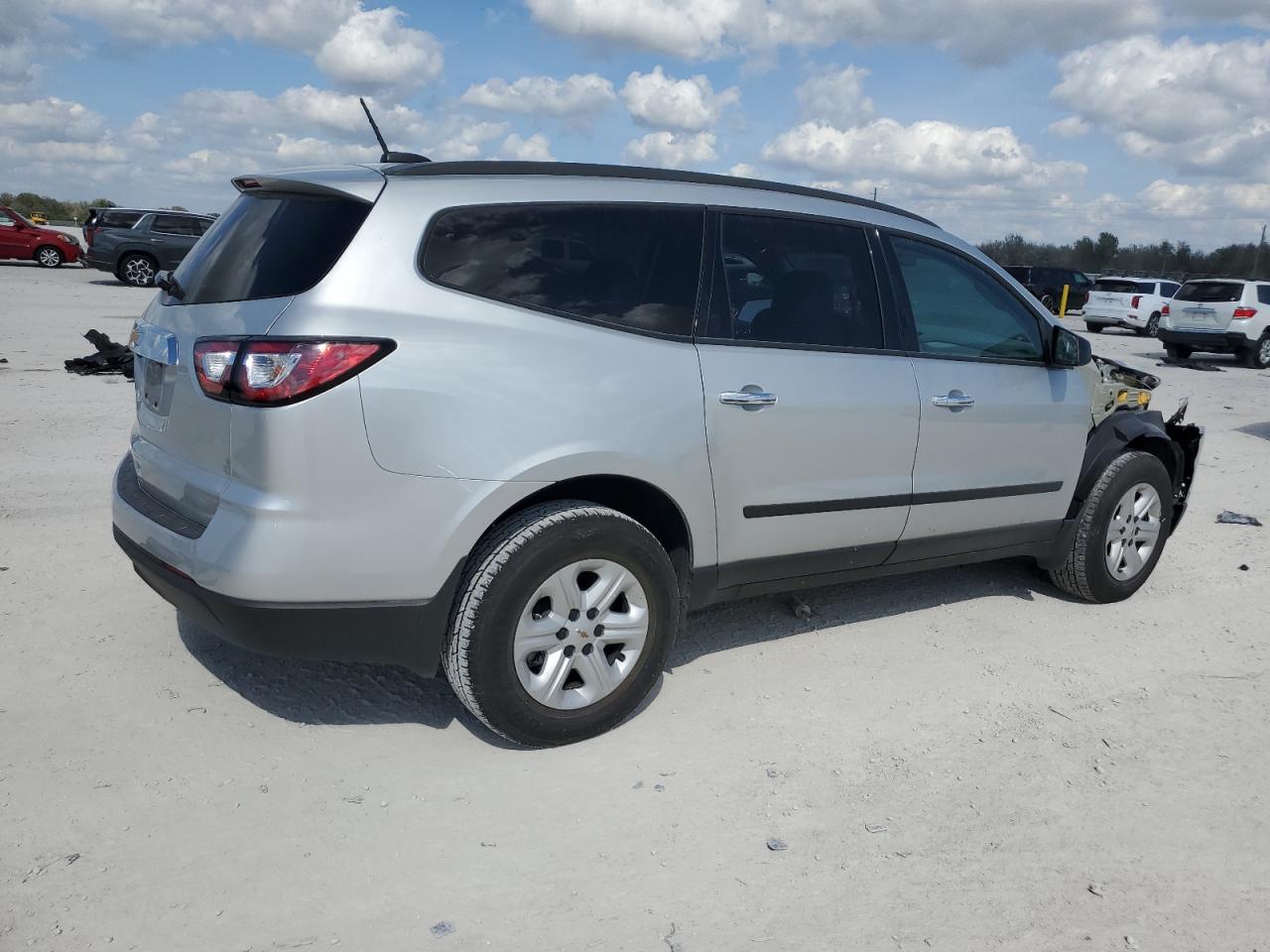 2017 Chevrolet Traverse VIN 1GNKRFED8HJ155857 Copart auction photo, front end damage thumbnail 3