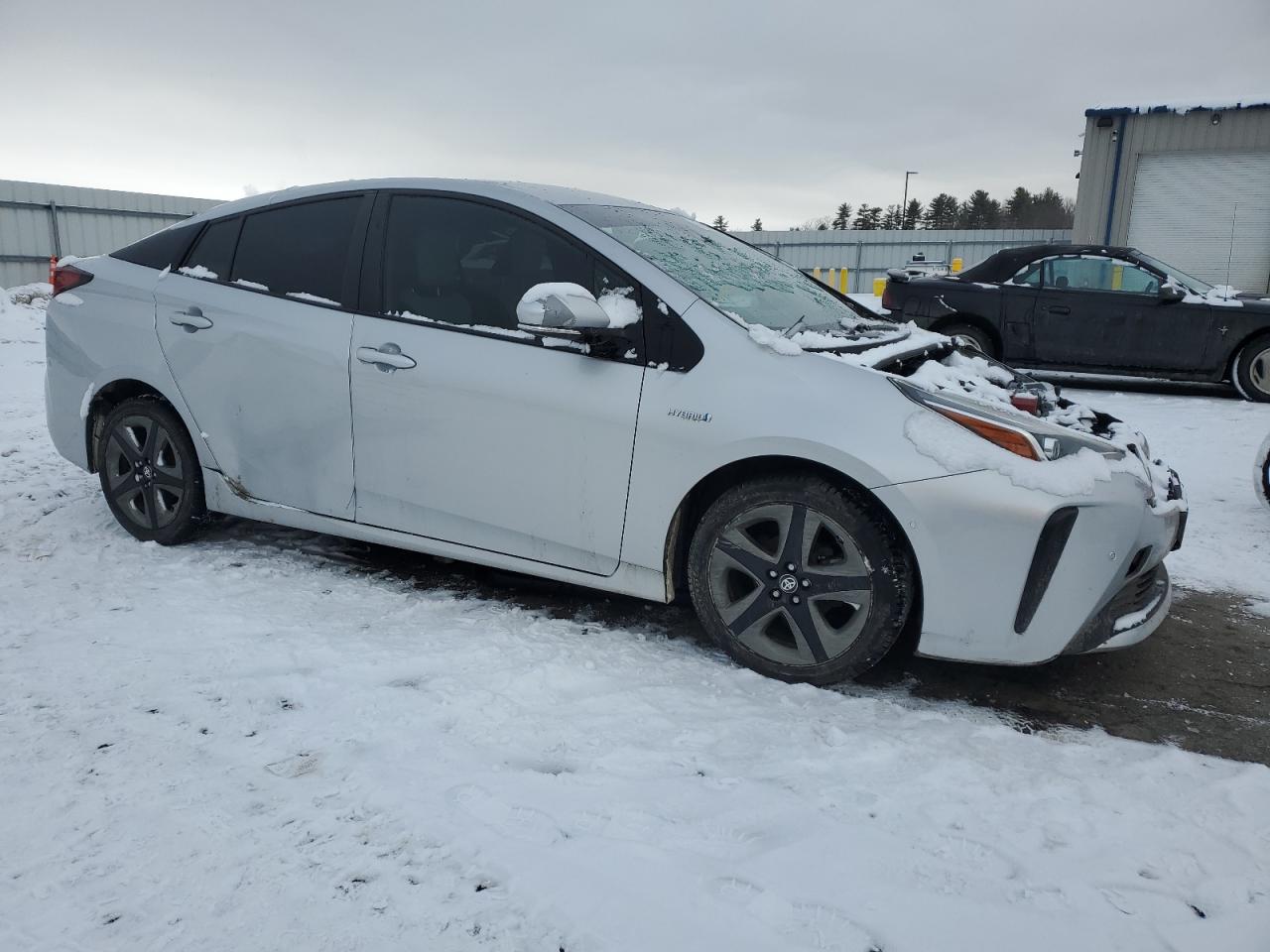 2019 Toyota Prius VIN JTDKARFU5K3092583 Copart auction photo, front end / side damage thumbnail 4
