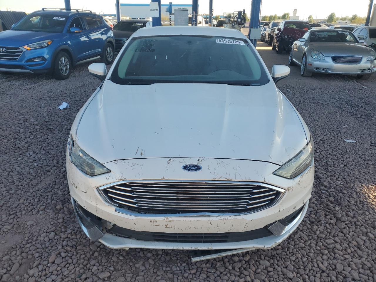 2018 Ford Fusion VIN 3FA6P0LU9JR274583 Copart auction photo, front end damage thumbnail 5