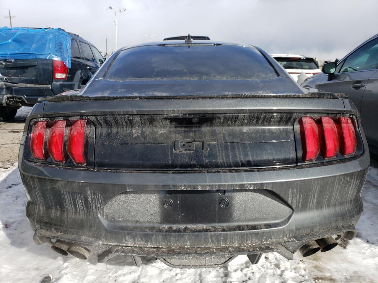 2020 Ford Mustang VIN 1FA6P8CF3L5182195 Copart auction photo, front end / undercarriage damage thumbnail 6