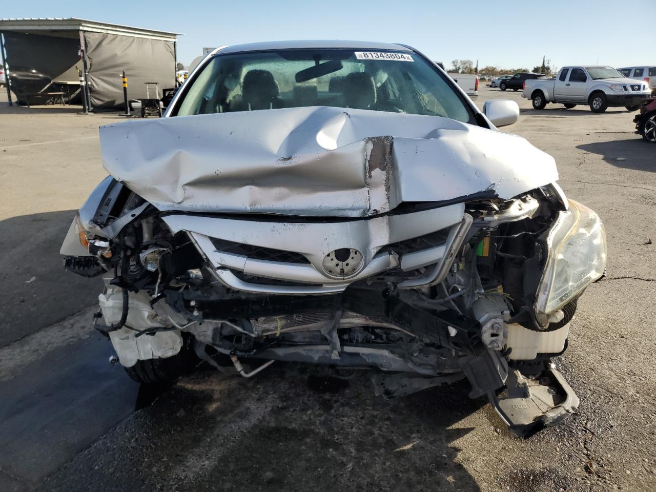 2011 Toyota Corolla VIN JTDBU4EE8B9163034 Copart auction photo, front end / side damage thumbnail 5