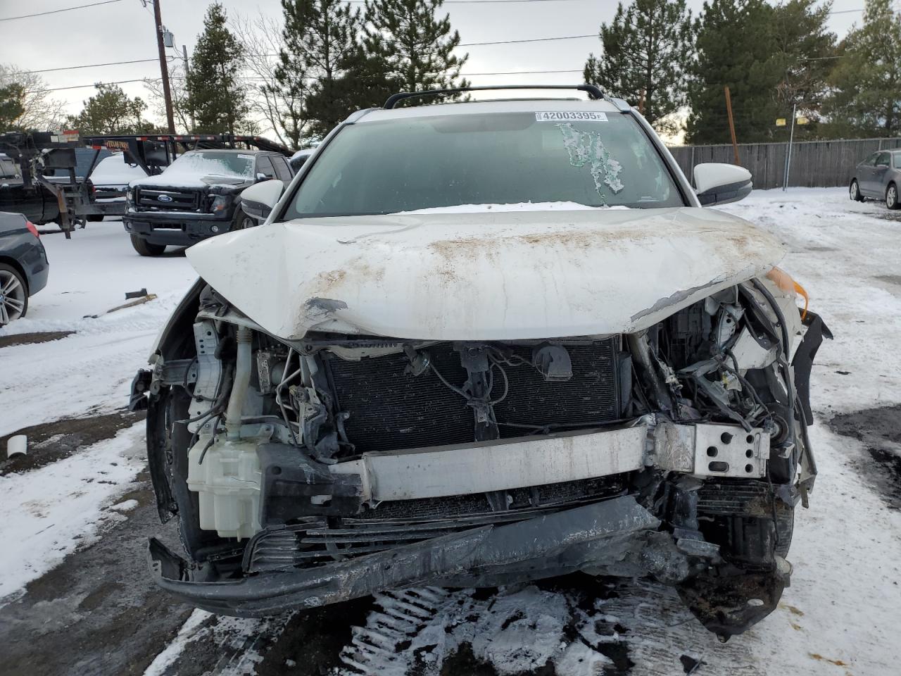 2014 Toyota Highlander VIN 5TDJKRFHXES043491 Copart auction photo, front end damage thumbnail 5