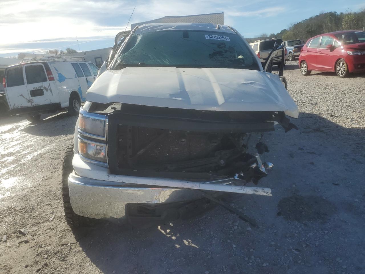 2014 Chevrolet Silverado VIN 3GCUKRECXEG244924 Copart auction photo, all over damage thumbnail 5