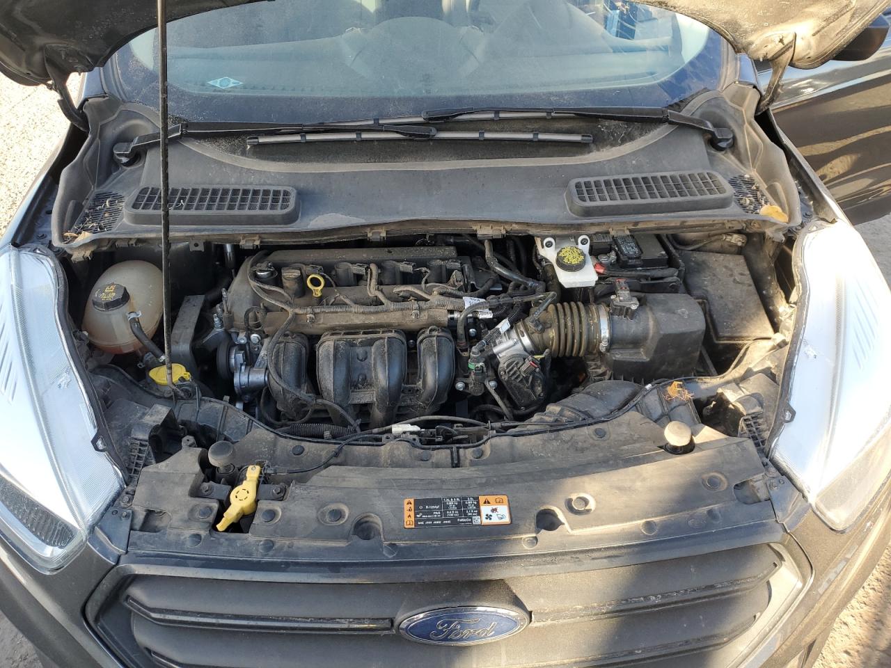 2017 Ford Escape VIN 1FMCU0F72HUE36144 Copart auction photo, rear end / side damage thumbnail 14