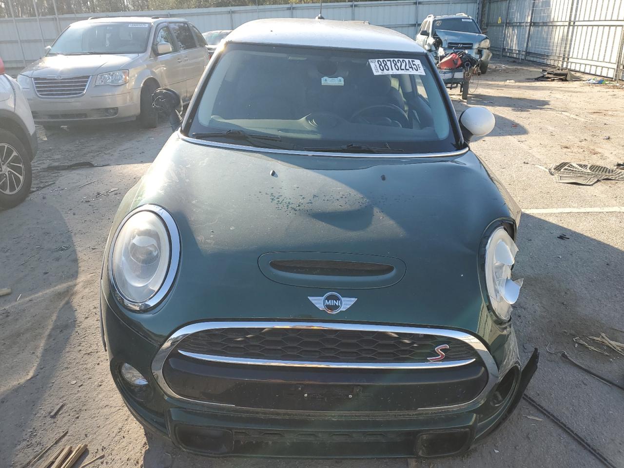 2015 MINI Cooper VIN WMWXP7C56F2A37383 Copart auction photo, front end damage thumbnail 5