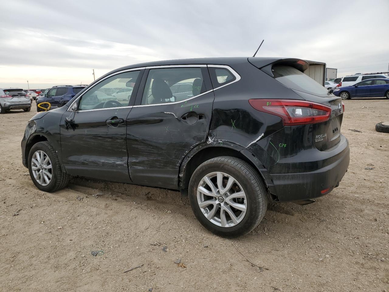 2021 Nissan Rogue VIN JN1BJ1AVXMW306425 Copart auction photo, side damage thumbnail 2
