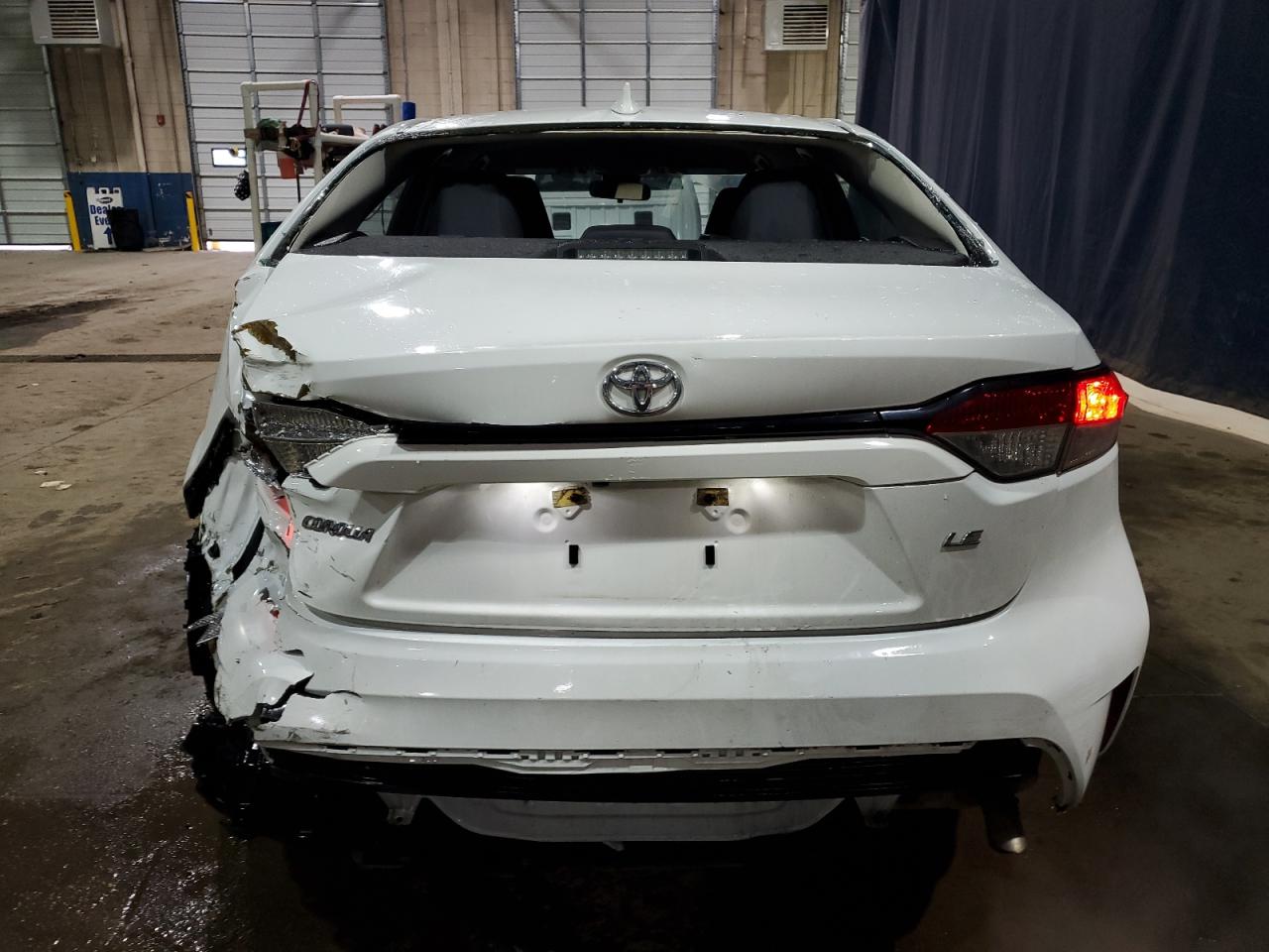2021 Toyota Corolla VIN 5YFEPMAE4MP211684 Copart auction photo, rear end / frame damage damage thumbnail 6