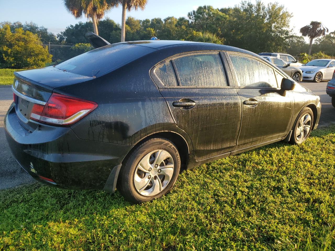 2015 Honda Civic VIN 19XFB2F58FE028597 Copart auction photo, water/flood damage thumbnail 3