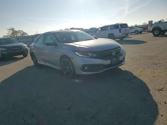 2021 Honda Civic VIN 19XFC2F8XME202402 Copart auction photo, side / rear end damage thumbnail 11