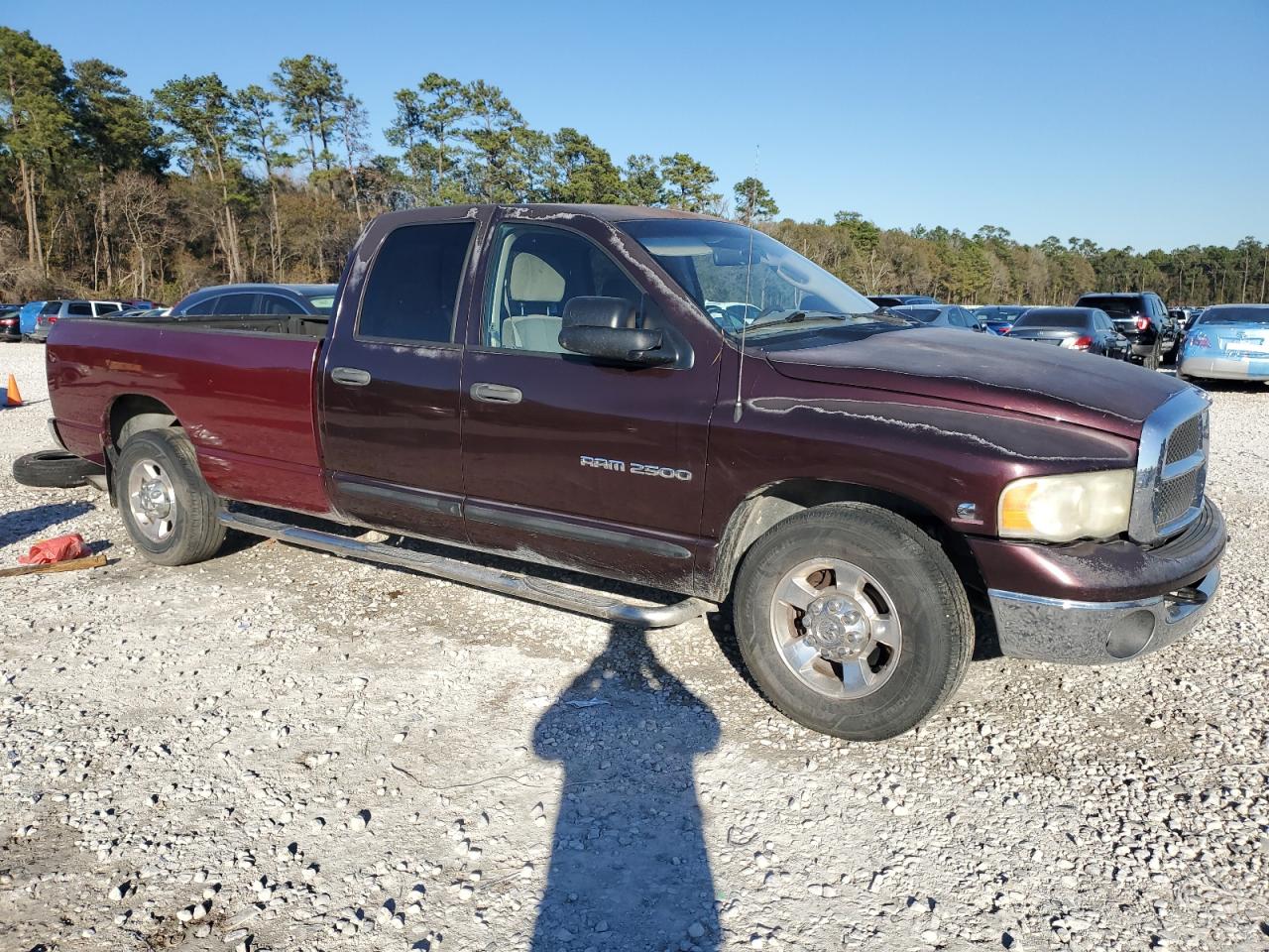 2005 Dodge RAM VIN 3D7KR28C55G749104 Copart auction photo, minor dent/scratches damage thumbnail 4