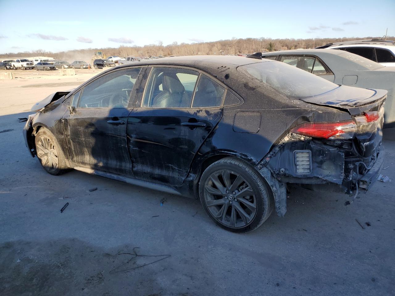 2024 Toyota Corolla VIN 5YFT4MCEXRP187024 Copart auction photo, front end / rear end damage thumbnail 2